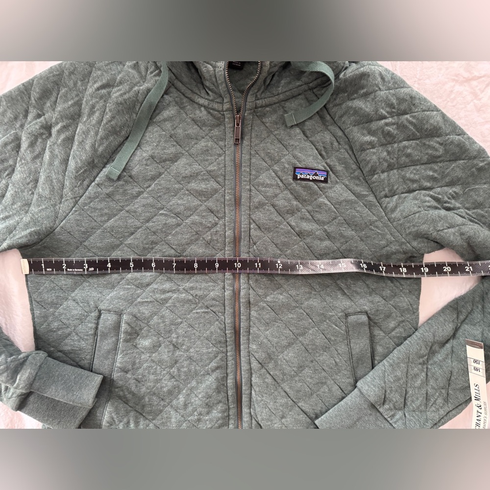 Patagonia Women’s Organic Cotton Quilt Hoody - Small Regen Green - Picture 4 of 13